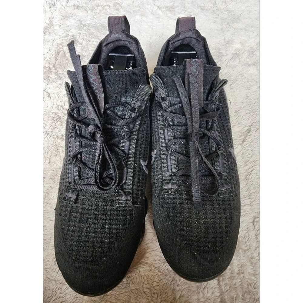 Nike Air VaporMax Black Recycled Material Youth 6.5 Mens Athletic Sneakers